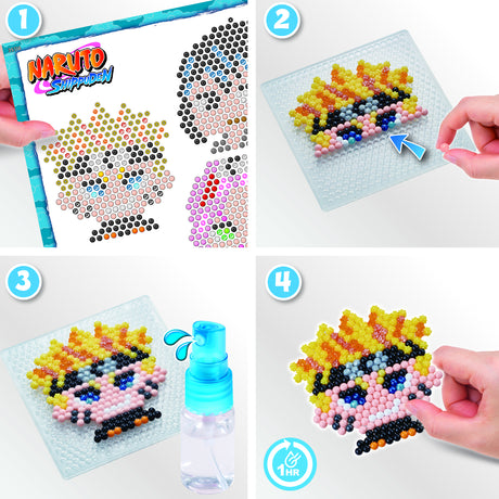 Le kit porte-clés Naruto - Aquabeads - 35118