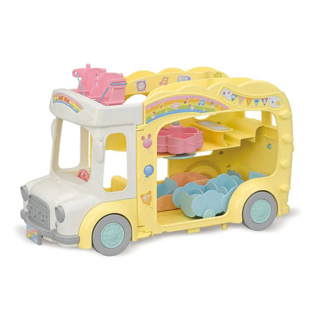 SYLVANIAN FAMILIES 5744 - Le bus et sa cour de récréation