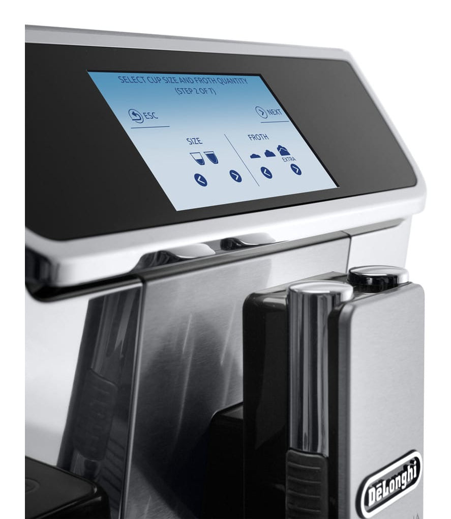 Machine expresso broyeur - De'Longhi - Primadonna elite - ECAM650.85.MS - 28 recettes - Gris