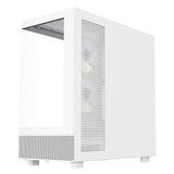 Boitier Moyen Tour ATX iTek Showbui 42 RGB avec panneaux vitrés (Blanc)
