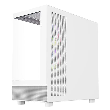 Boitier Moyen Tour ATX iTek Showbui 42 RGB avec panneaux vitrés (Blanc)