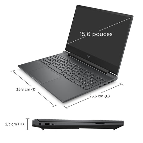 PC Portable Gamer HP Victus 15-fb3028nf - Sans Windows - 15,6 FHD IPS 144Hz - RTX 5050 8Go TGP 70W - Ryzen AI 5 240 - 16Go - 512Go