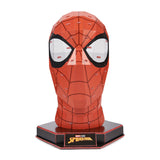 Puzzle 3D Masque Spiderman 82 pieces, Marvel Spiderman inspiré de la saga, Jeu de construction a collectionner, 4D BUILD, Jeu enfant