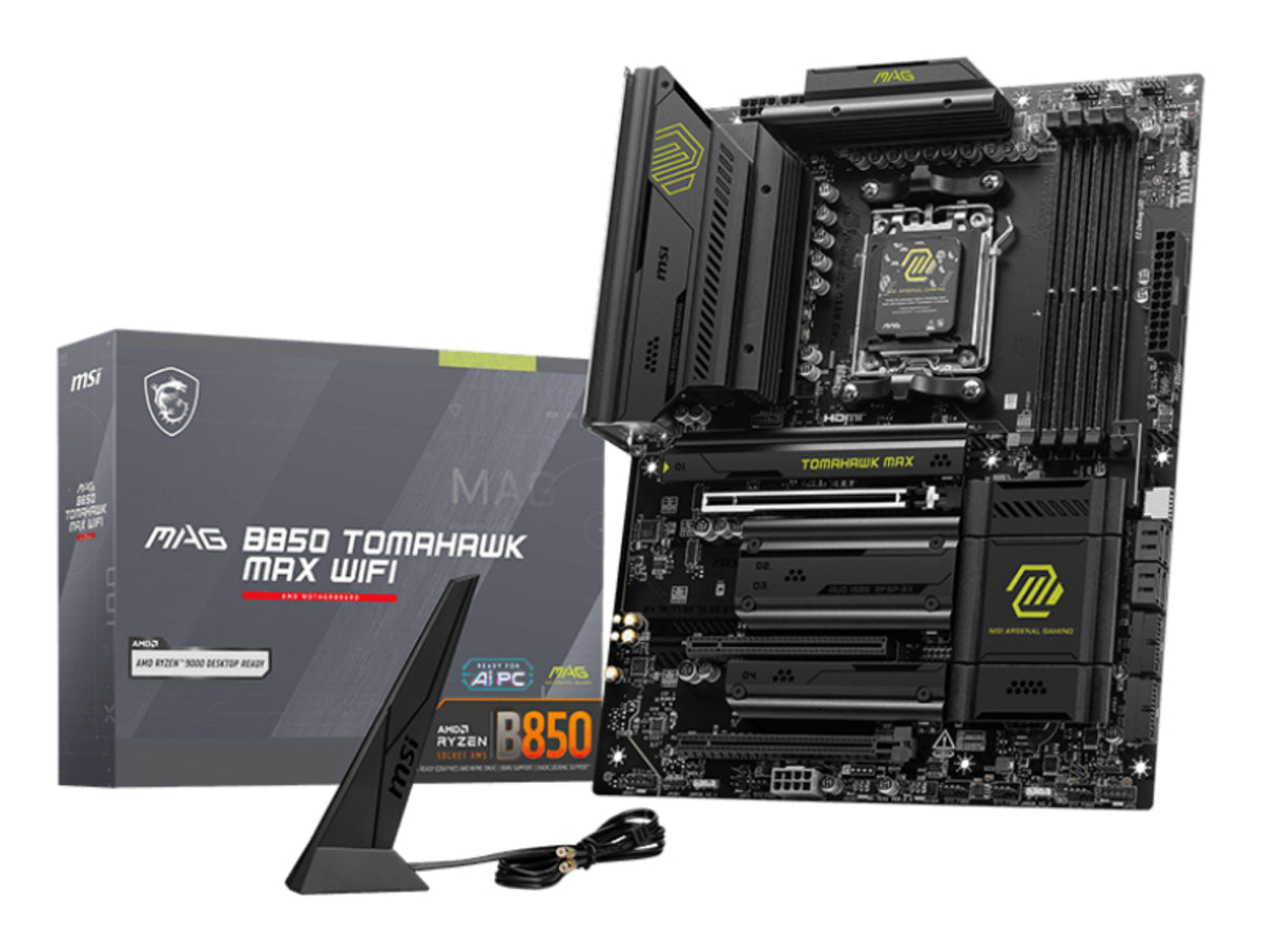 Carte mere - MSI - MAG B850 TOMAHAWK MAX WIFI - AM5 - DDR5 - ATX