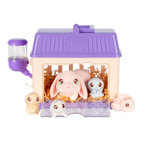 Set de jeu - LITTLE LIVE PETS - Mama Surprise Lapins - Bébés inclus - Accessoires personnalisables