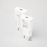 Chargeur secteur Nanocable 1x USB-C 25W (Blanc)
