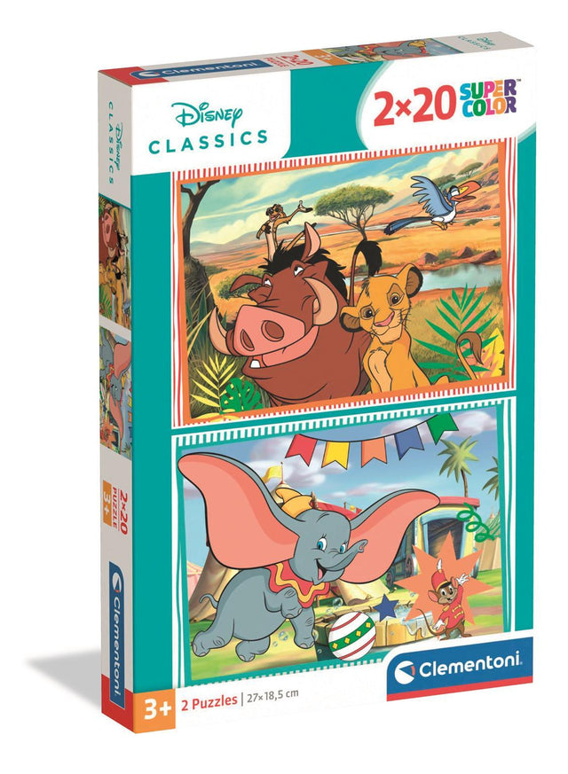 CLEMENTONI - 2x20 pieces - Disney Classic