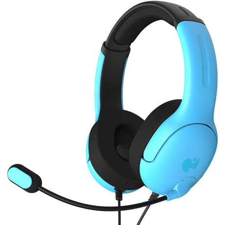 Casque Filaire - Airlite - Neptune Blue - Compatible PS4/PS5 - Microphone Boom - Arceau Circum-aural