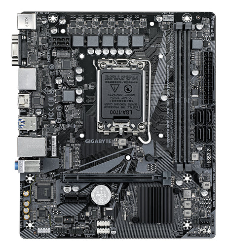Carte mere - GIGABYTE - H610M S2H V3 DDR4 - Format Micro-ATX - Chipset Intel H610 - DDR4