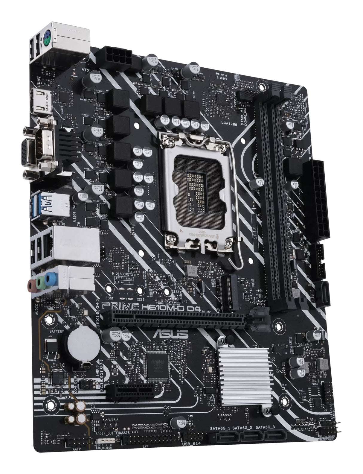Carte mere - ASUS - PRIME H610M-D D4 - Intel H610 LGA 1700 micro ATX