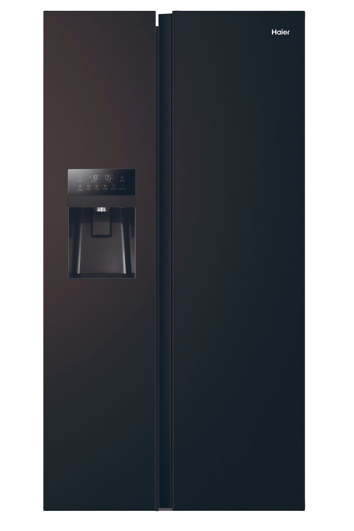 Réfrigérateur américain - HAIER - SBS 90 Series 3 HSR3918EIPB - Classe E - 515 L - 180 x 90 x 65,9 cm - Noir