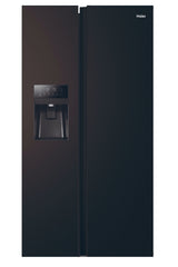 Réfrigérateur américain - HAIER - SBS 90 Series 3 HSR3918EIPB - Classe E - 515 L - 180 x 90 x 65,9 cm - Noir
