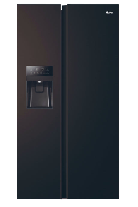 Réfrigérateur américain - HAIER - SBS 90 Series 3 HSR3918EIPB - Classe E - 515 L - 180 x 90 x 65,9 cm - Noir