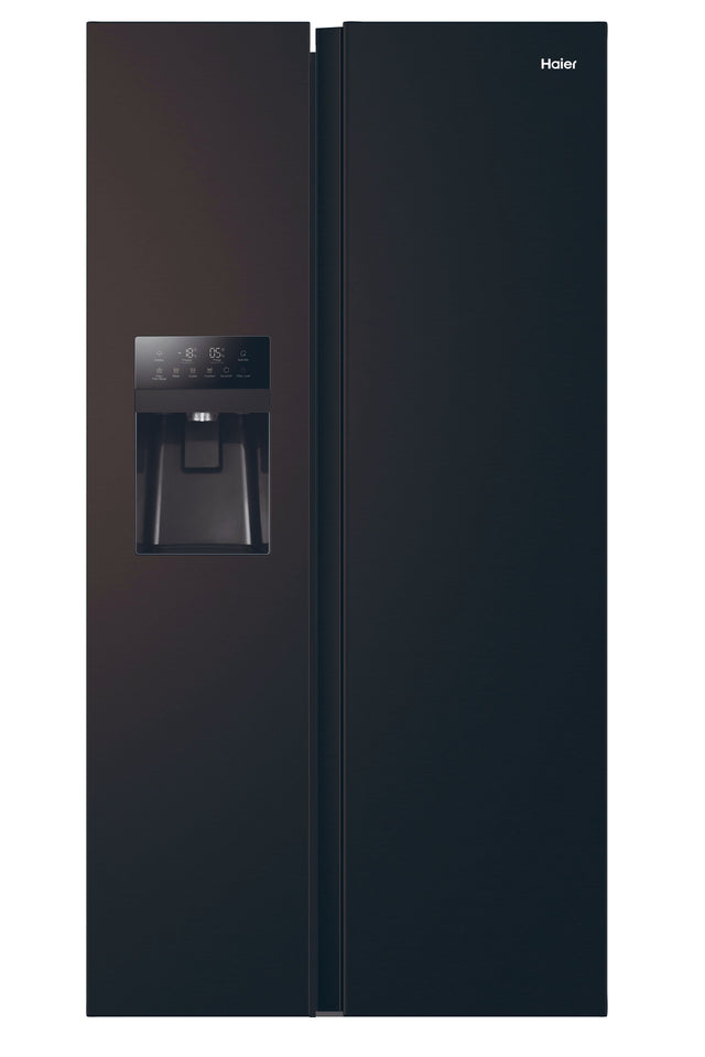 Réfrigérateur américain - HAIER - SBS 90 Series 3 HSR3918EIPB - Classe E - 515 L - 180 x 90 x 65,9 cm - Noir