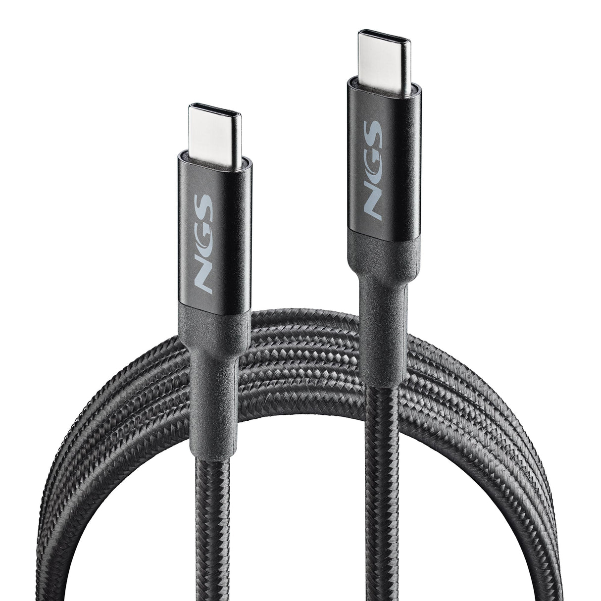 Cable NGS Knot USB-C M/M 2m 65W (Noir)