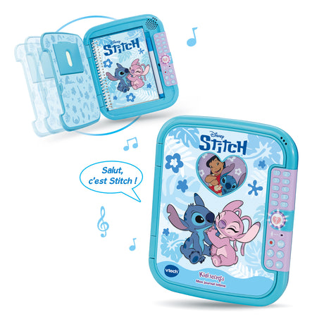 VTECH - STITCH - KIDISECRETS, MON JOURNAL INTIME - Bleu