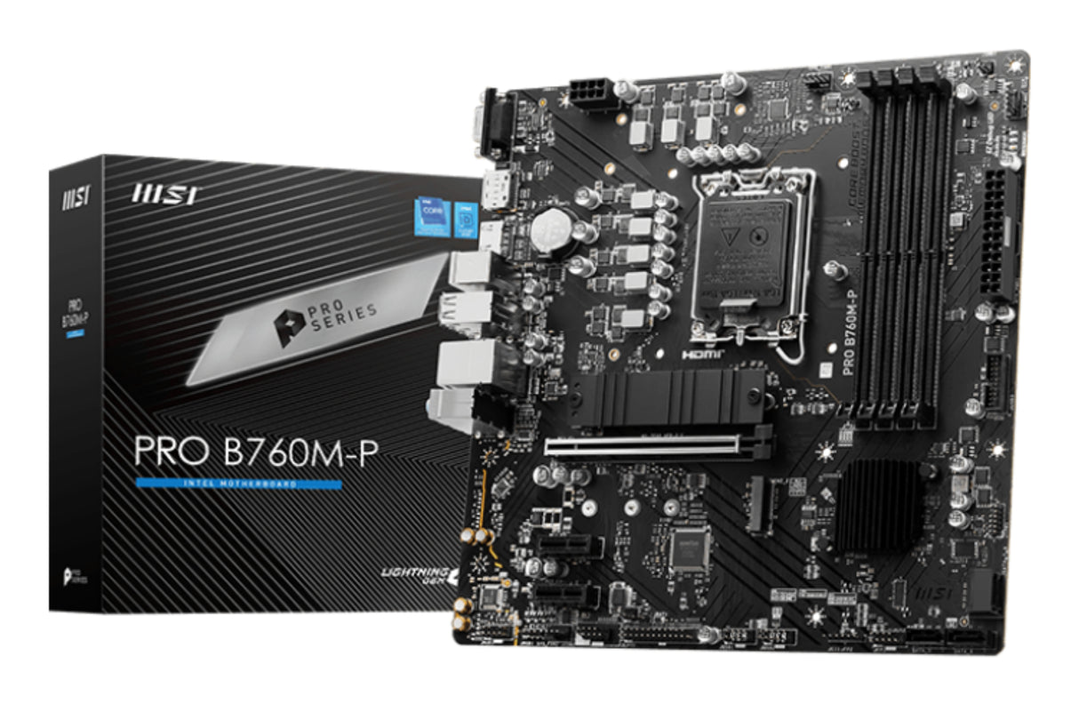 Carte Mere - MSI - PRO B760M-P - Socket LGA1700 - DDR5