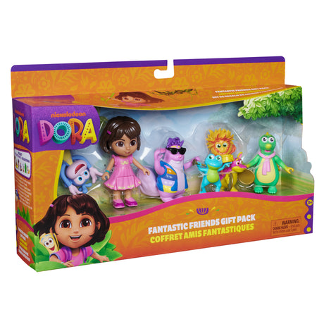 Dora - Coffret amis fantastiques - 5 Figurines - des 3 ans - Dora l'exploratrice