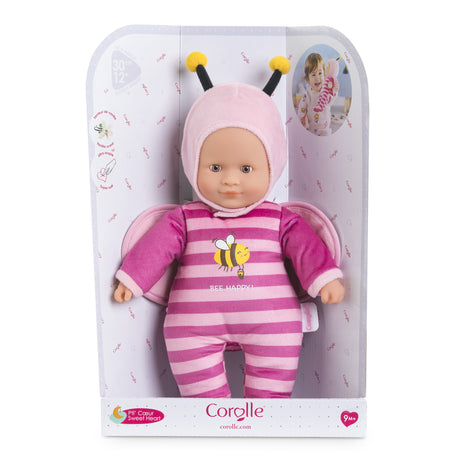 Poupon - COROLLE - Pti' Coeur Abeille - 30 cm - senteur vanille - des 9 mois