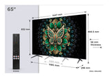 TCL 65C6K - TV QLED MiniLED 65 (165 cm) - 4K UHD 3840x2160 - 144 Hz - Dolby Vision - Google TV  - 4xHDMI 2.1 - WiFi