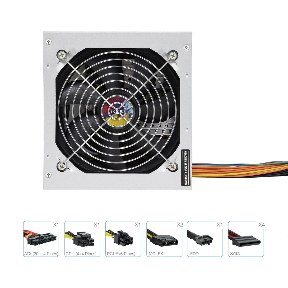 Alimentation ATX TooQ Apolo - 550W (Gris)