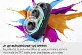 Enceinte - SAMSUNG - MX ST50F/XE - 240 W - Effets lumineux - Bluetooth - Batterie 18h - Roues intégrées - Noir