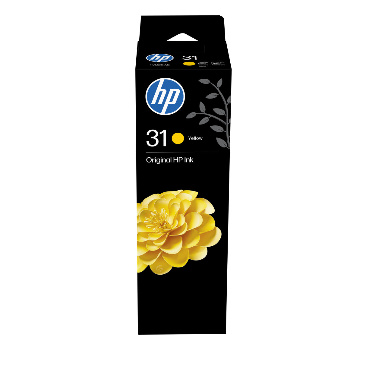 HP 31 Bouteille d'encre jaune authentique 70 mL (1VU28AE) pour HP Smart Tank 455/457/513/Plus 555/Plus 559/Plus 570/Plus 655