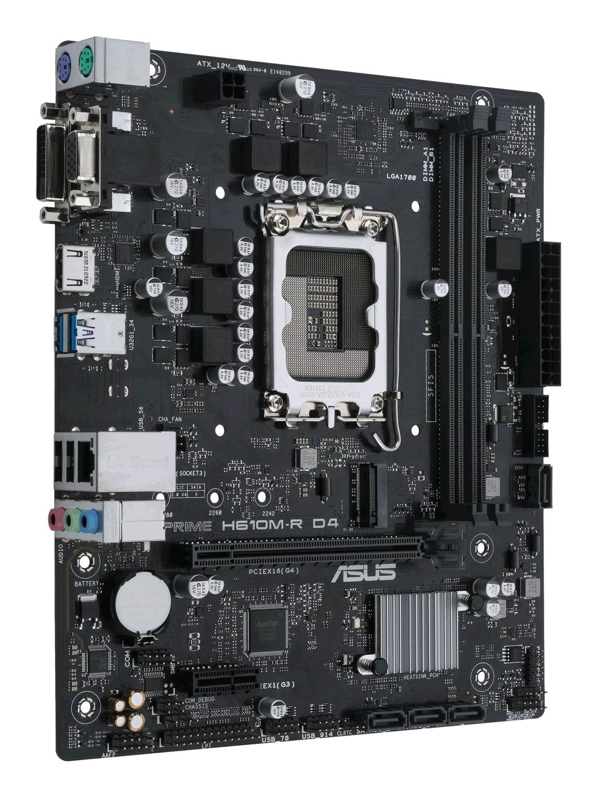 Carte Mère Asus Prime H610M-R DDR4 (Intel LGA 1700) Micro ATX (Bulk)