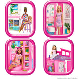 Barbie-Maison de vacances-Coffret et poupée, 4 zones et 11 accessoires HRJ77
