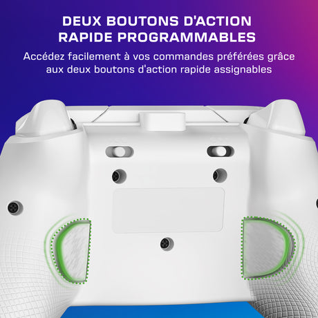 Manette de jeu - Xbox Series X|S, Xbox One et PC - Afterglow Wave - RGB - Filaire - Blanc- TURTLE BEACH