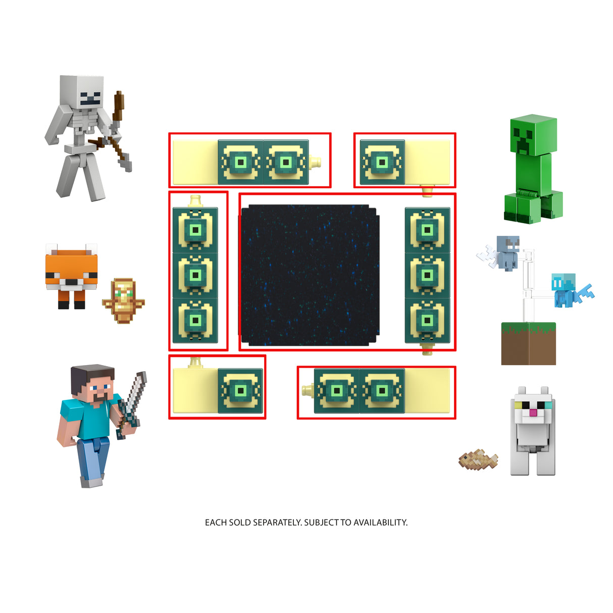 Jouet - Minecraft - 1 aléatoire De Figurines