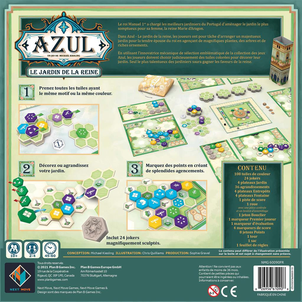 Jeu Azul - Le jardin de la Reine