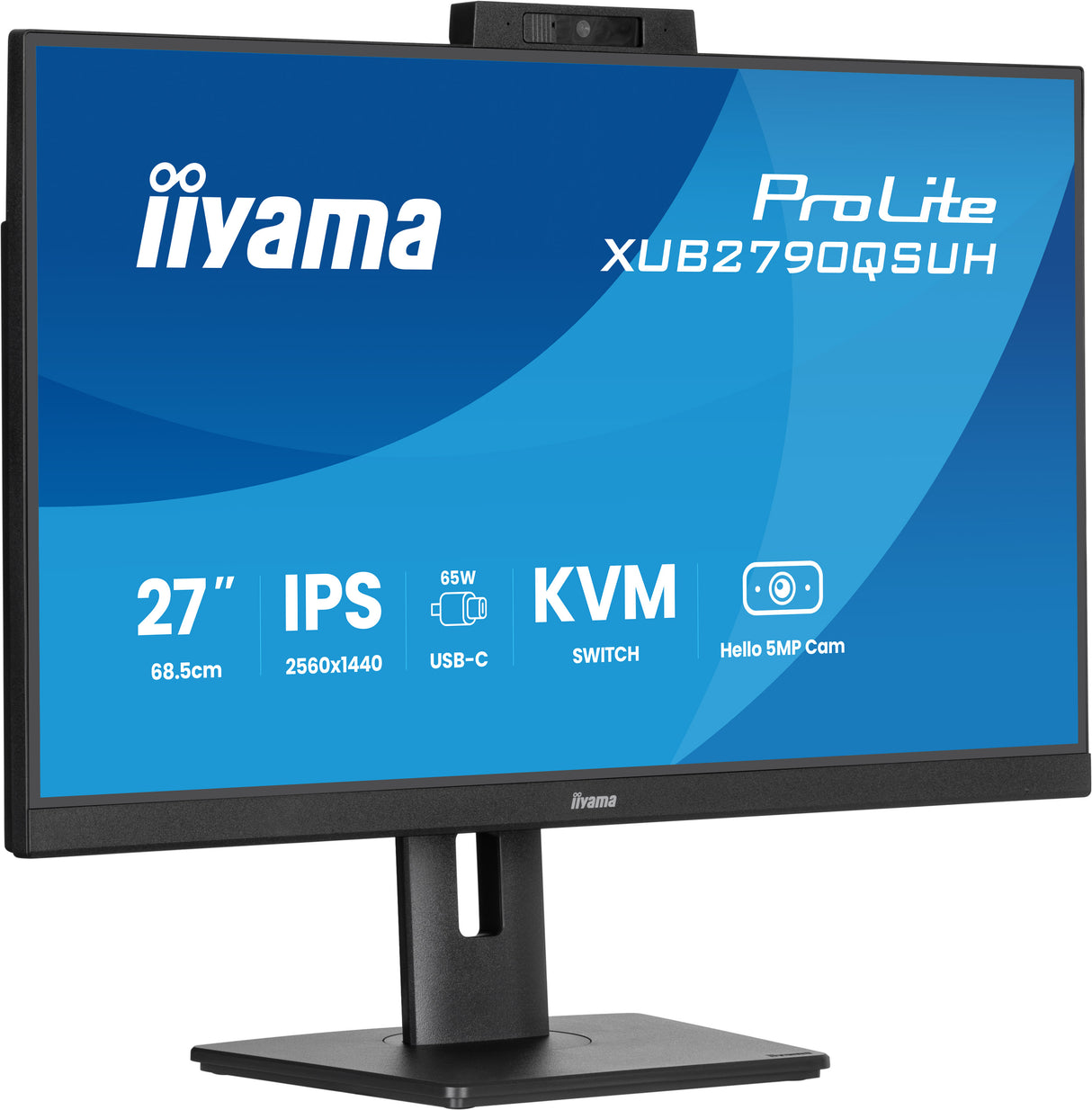 Ecran 27" Iiyama ProLite XUB2790QSUH-B2 Quad HD 100Hz (Noir)