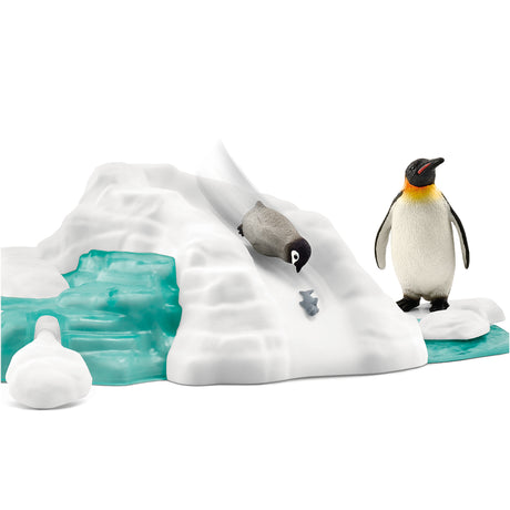 Figurines Famille pingouin sur la banquise, Schleich 42661 Wild Life, Pour enfant des 3 ans