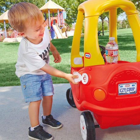 Cozy Coupe - Little Tikes - Rouge - Voiture enfant - Portes, Klaxon et Plancher a retirer - Des 18 mois