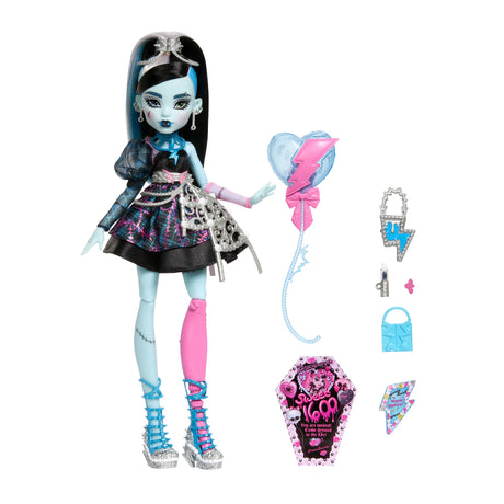 Monster High - Frankie Stein Anniversaire Monstrueusement Mémorable - Poupée - Monster High - JBG75