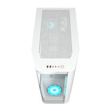 Boitier Moyen Tour E-ATX Cougar FV270 RGB avec panneaux vitrés (Blanc)