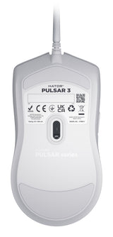 Souris filaire Gamer Hator Pulsar 3 RGB (Blanc)