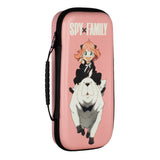 Housse de protection et transport - Nintendo Switch 2 - Konix - Spy x Family - Rangement accessoires - Anya et Bond Forger - Rose