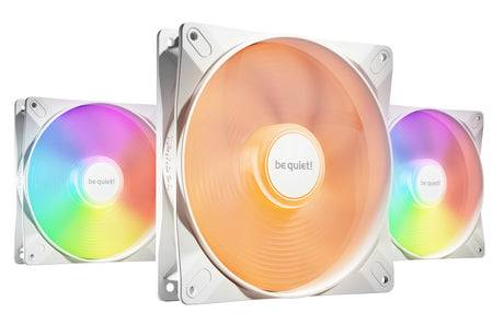 Lot de 3 Ventilateurs de boitier be quiet! Light Wings LX High Speed RGB - 14cm (Blanc)