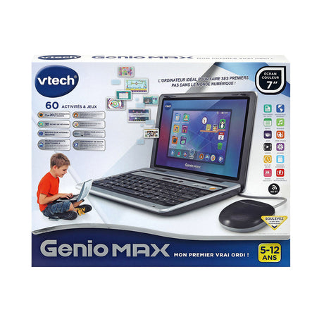 Ordinateur pour enfant VTECH GENIO MAX (écran 7) avec 10 jeux sur les métiers - Mixte - 5 a 12 ans