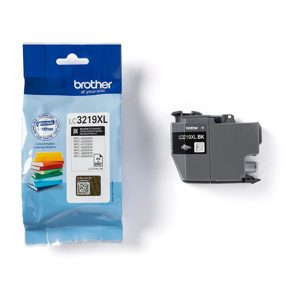 Cartouche d'encre BROTHER LC-3219XLBK noire XL pour imprimante jet d'encre