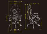 Fauteuil Hator Darkside 3 - Taille M (Gris)