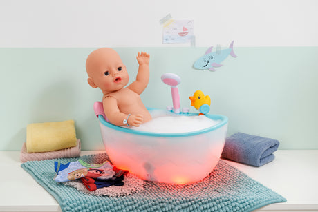 Poupon - BABY BORN - Jonas - 10 fonctions réalistes - 10 accessoires - Bleu et Rouge - 43cm - Des 3 ans