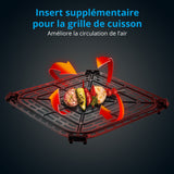 Friteuse a air chaud sans huile - MD 11780 - Température jusqu'a 230 °C - 10 programmes - 5 L - 1500 Watt