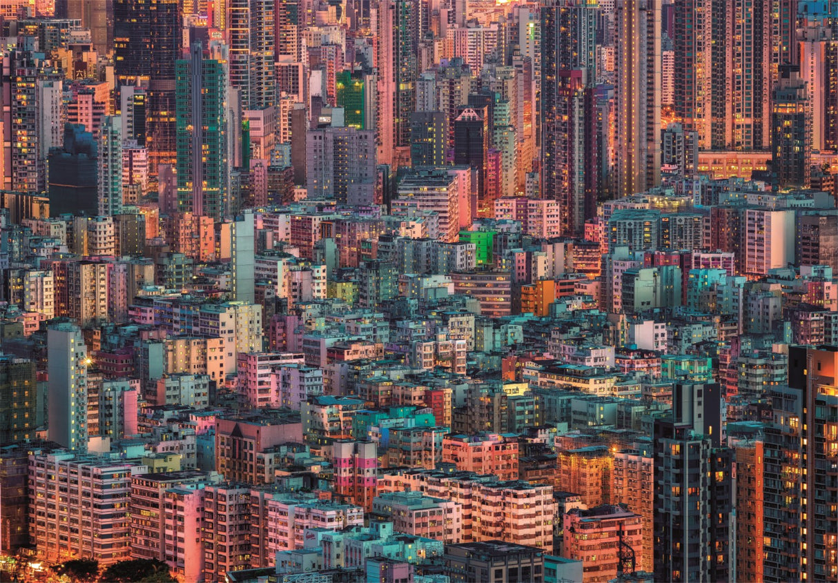 CLEMENTONI - Compact 1500 pieces - Hong-Kong, The Hive