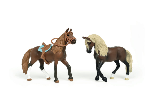 Mes Premiers chevaux Paso Péruvien, Figurines 2 chevaux, SCHLEICH 42738 Horse Club, des 5 ans