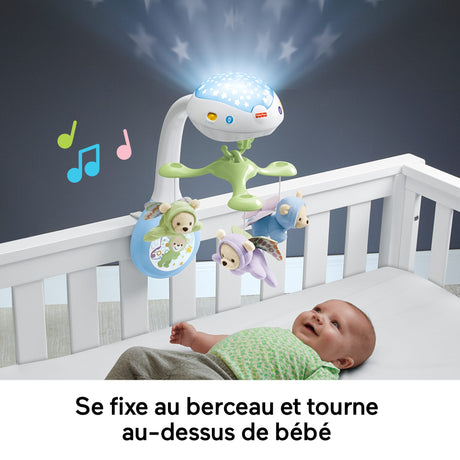 Fisher-Price - Mobile Doux Reves Papillon - Mobile lit bébé  - 0 ans et + CDN41