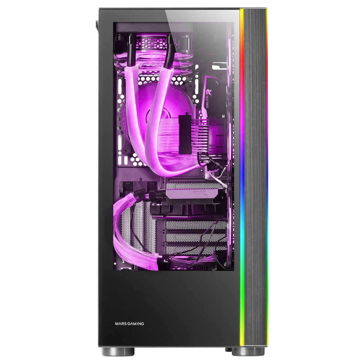 Boitier Grand Tour E-ATX Mars Gaming MC-Ult avec panneaux vitrés (Noir)
