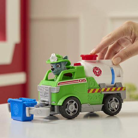 Figurine Rocky - Véhicules + bac et pince - des 3 ans - Fire Rescue - La Pat'Patrouille